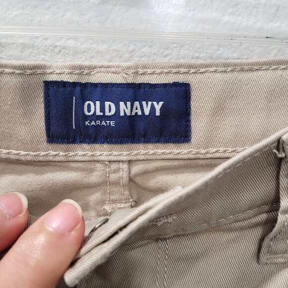 Boys Old Navy Chino Pants Karate Color Size 18 Regular - Picture 3 of 11